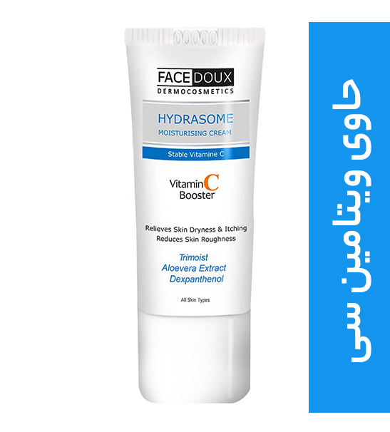 کرم مرطوب کننده هیدرازوم سی 50 میل Face Doux Hydrasome Moisturizing Cream Vitamin C 50ml