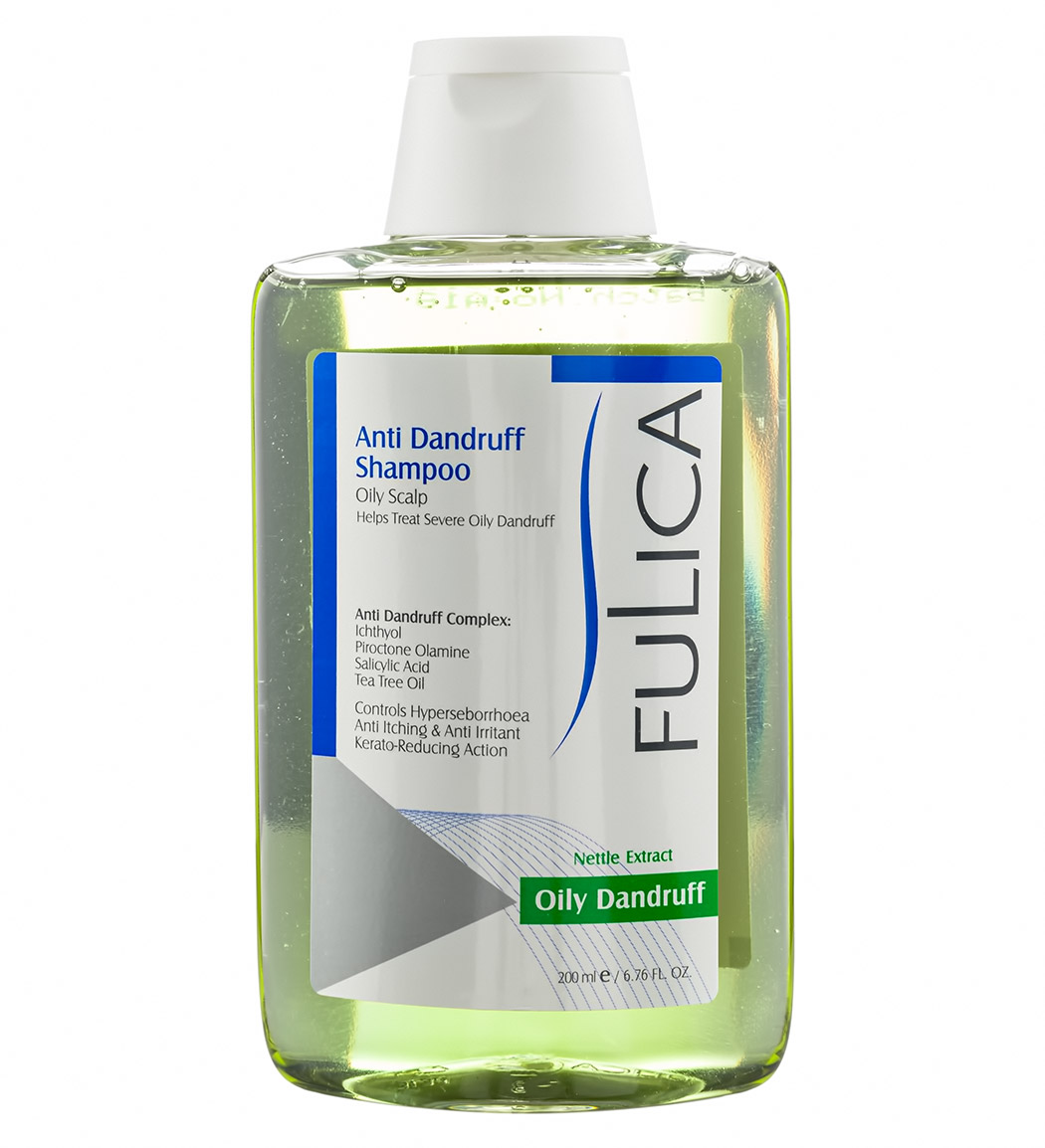 شامپو ضد شوره مخصوص شوره و پوست سر چرب 200میل fulica anti dandruff shampoo