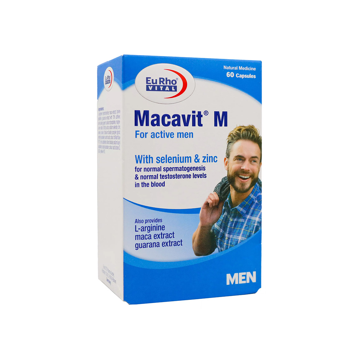 کپسول ماکاویت ام مخصوص آقایان بسته 60 عدد EuRho Vital Macavit M 60 Caps