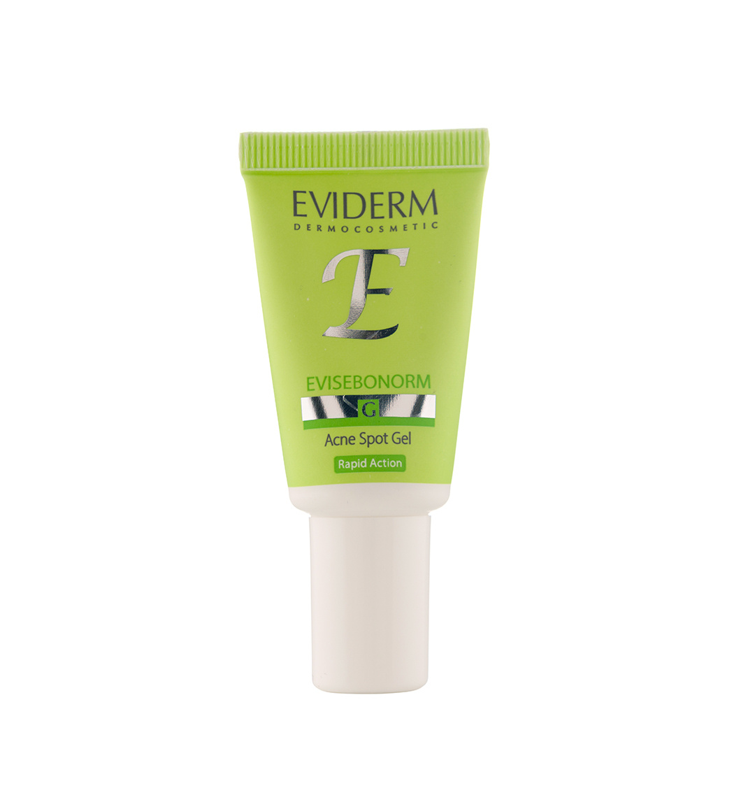 ژل موضعی ضد جوش حجم 15 میل Eviderm Evisebonorm Acne Spot Gel 15 ml