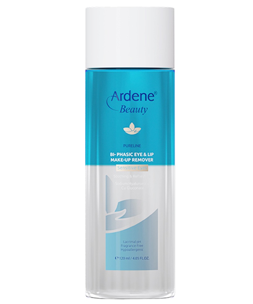 پاک کننده دوفاز آرایش چشم و لب پیورلاین آردن بیوتی Ardene Ardene Beauty Pureline Bi Phase Eye And Lip Makeup Remover 120ml