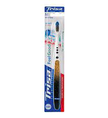 مسواک فیل گود اسمارت کلین متوسط ارسال با رنگ رندوم Trisa Feel Good Smart Clean Medium Toothbrush
