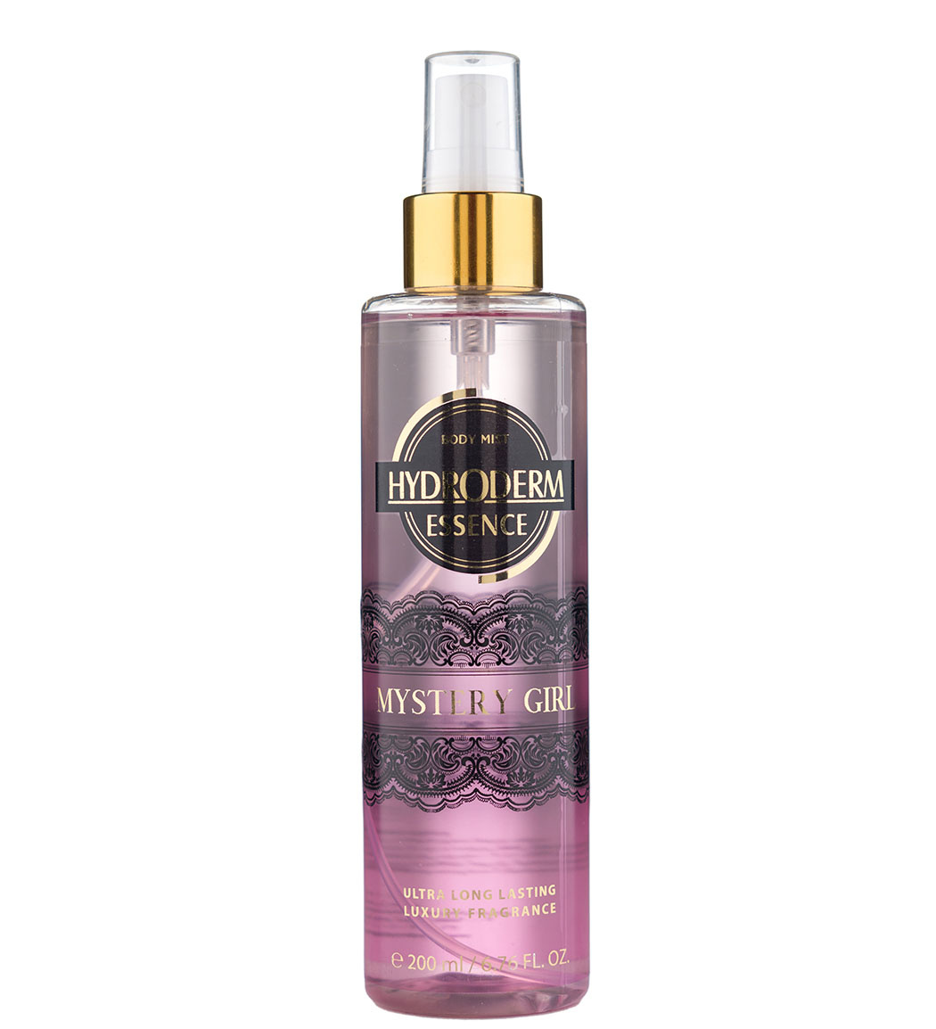 بادی اسپلش زنانه Mystery Girl حجم 200 میل Hydroderm Body Splash Mystery Girl For Women 200ml