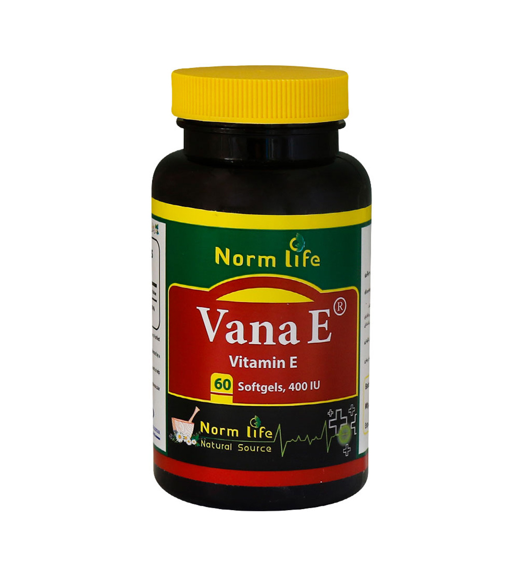 کپسول ژلاتینی Vitamin E 400 بسته 60 عددی Norm Life Vitamin E 400 Softgels 60 Capsules
