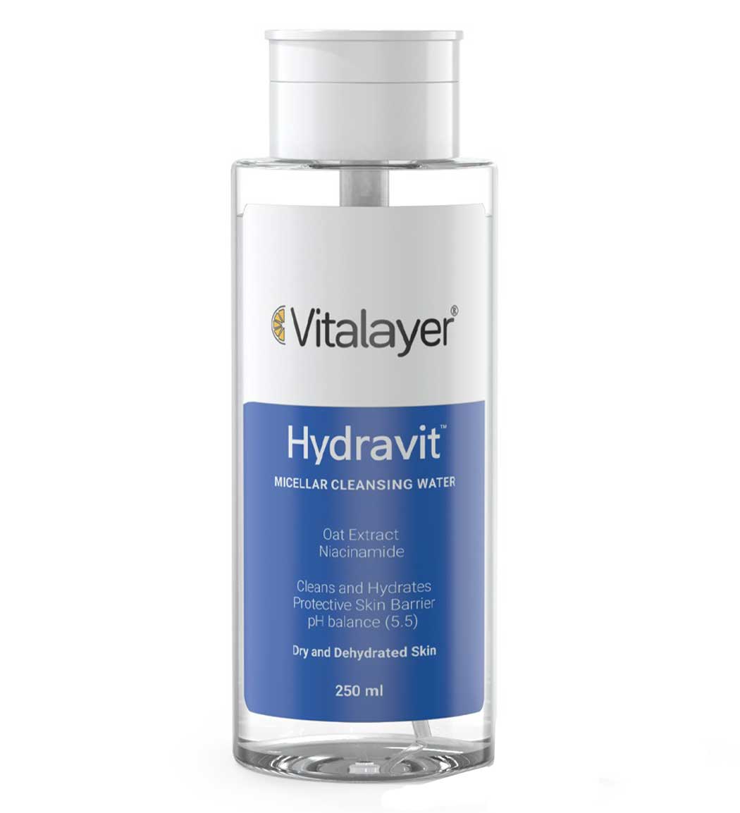 میسلار واتر Hydravit حجم 250میل Vitalayer Hydravit Micellar Cleansing Water 250 ml