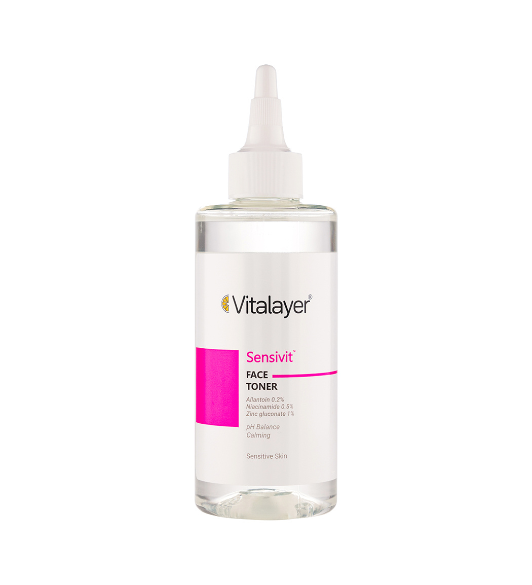 تونر پاک کننده صورت سنسی ویت مناسب پوست حساس 200میل Vitalayer Sensivit Face Toner For Sensitive Skins 200ml